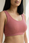 Zivame Double Layered Non Wired Full Coverage Bralette - Dark Onion — thumbnail 5